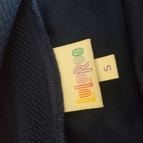 LuLaRoe Dark Blue Knit Skirt. Size S. - Picture 5 of 8